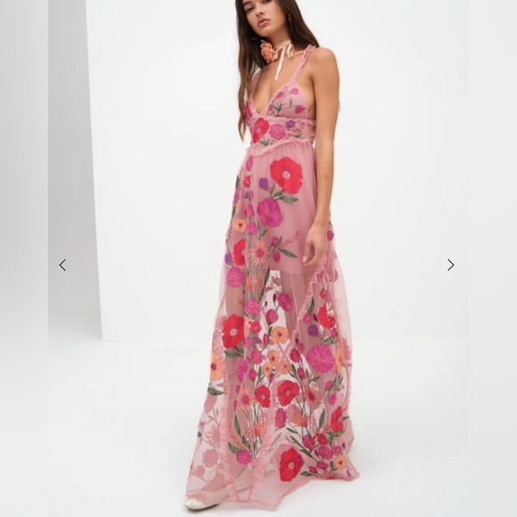 For Love and Lemons Kaylee Maxi Dress SOLD OUT - Picture 4 of 5